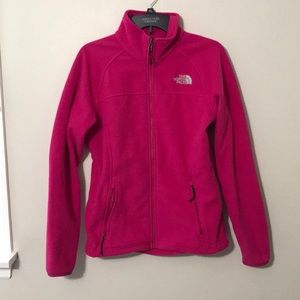 North Face Pink Fleece Jacket